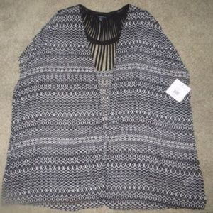 Contemporary Style Signature Studio Open Sheer Top